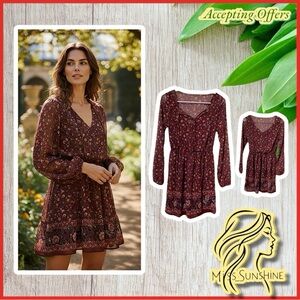 MUDD -Sz XS - two layer floral dress ☀️